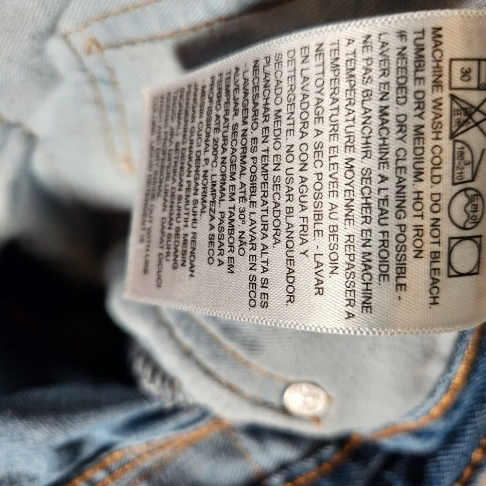 Levi's 550 Jeans Men's 38X34 Straight Relaxed Denim Classic‎ Blue